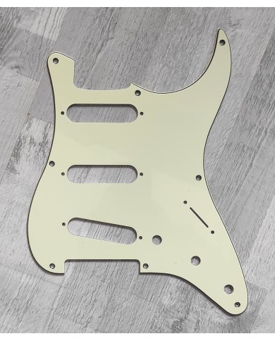 Pickguard Mintgrün, 3-lagig, 8 Löcher für Stratocaster Stil 57-62's