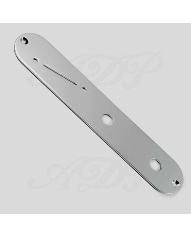 Telecaster-Kontrollplatte mit angewinkeltem Schalter, Chrom, 9,5mm, 3/8"