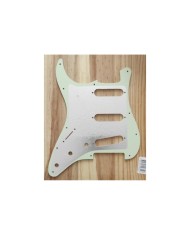 Pickguard Mint green SSS 3 ply 11 trous style Stratocaster post 72