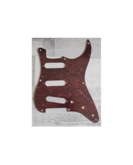Tortoise Schlagbrett, 3-lagig, 8 Löcher, für Stratocaster Style 57-62's