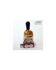 Selecteur Switch  Gold metric 3 positions style Switchcraft