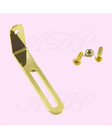 Goldfarbene Pickguard-Halterung im Gibson Les Paul Vintage-Stil