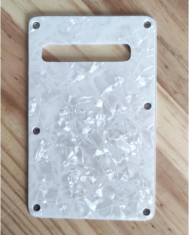 Moderne Stratocaster-Vibratoabdeckung, White pearl, 3-lagig, 56mm