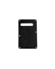 Modern Stratocaster Tremolo back plate Black 3 ply