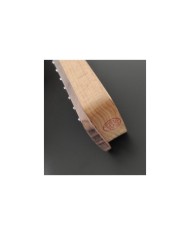 Manche Startocaster non verni, en érable torréfié, touche Palissandre et tête de pagaie,