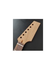 Manche Startocaster non verni, en érable torréfié, touche Palissandre et tête de pagaie,