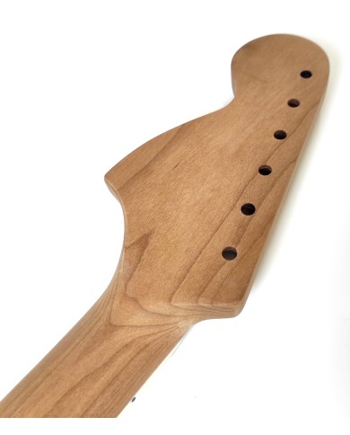 CBS Stratocaster neck in roasted maple, rosewood fingerboard, unfinished