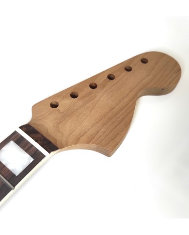 CBS Stratocaster neck in roasted maple, rosewood fingerboard, unfinished