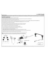 Goldene Andruckrolle + Scharnierplatte, TOWNER Adapter ohne Bohren für BIGSBY