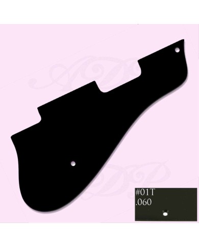 Schwarzes dünnes 1-lagiges Pickguard, .060" für Epiphone Casino 61-70's P90