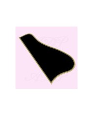 Pickguard Cutaway Short 5-Ply Binding Black pour Guitare Archtop Style Gibson L-5