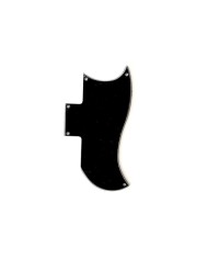 Black 3ply Half Face Pickguard for Gibson SG 1971-2018 or 1961 Reissue