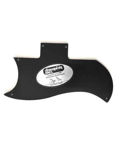 Black 3ply Half Face Pickguard for Gibson SG 1971-2018 or 1961 Reissue