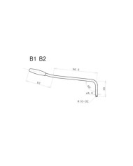 Bras de vibrato Chrome Vintage Stratocaster 4,8mm US size