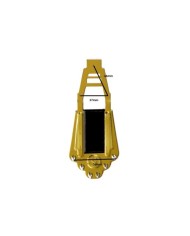 Selmer Manouche Style Gipsy Jazz Saitenhalter, Gold, schwarze Kunststoffplatte