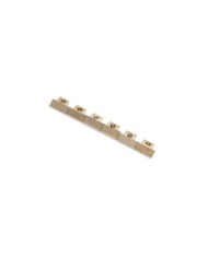 6 brass Saddles for ABR style Tune-O-Matic bridge Nickel
