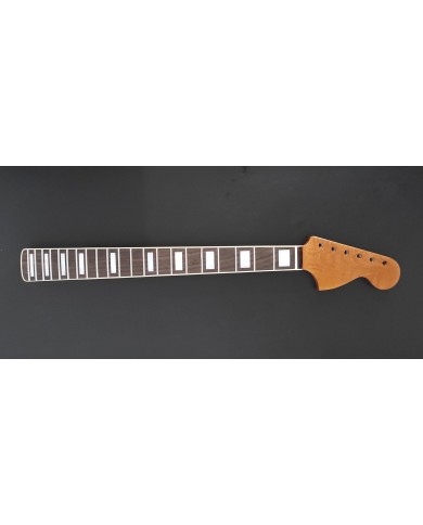 Manche Jazzmaster en érable flammé, touche palissandre, vernis gloss