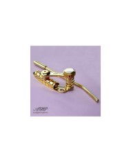 Duesenberg LES TREM II Gold Tremolo + TonePros Roller-Steg