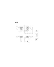Gotoh Mechaniken Nickel SE780-06M Butterbean-Flügel 3+3, 1:15