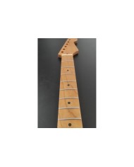 Manche Stratocaster verni mat en érable torréfié