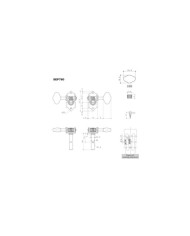 Gotoh 3+3 GOLD Tuners Butterbean buttons 1:15 for SlottedHead SEP780-06M