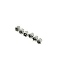 6 Saitenhülsen Gotoh Nickel 8.3mm für Telecaster mit Saitenführung durch den Korpus