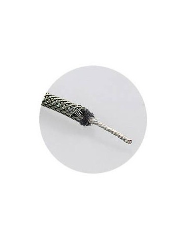 Abgeschirmter Draht für Vintage-Gitarrenverkabelung 22AWG 1 Meter