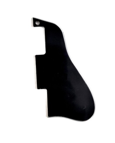 Schwarze 3-lagige Short-Pickguardplatte für ES-335 Gitarre