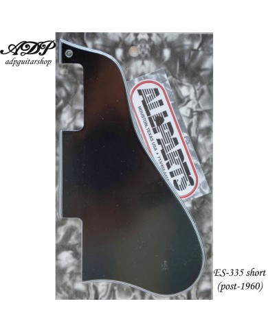 Pickguard im Gibson ES-335-45-55 Stil, kurz, schwarz, 5-lagig, Humbucker, PG0818-037