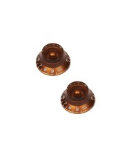2 Vintage Plexi Inch-Size Knöpfe, Amber, LP LesPaul SG