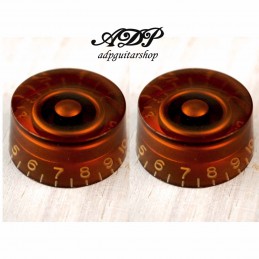 2 Boutons Speed Knobs Ambre...