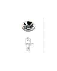 2 Telecaster Vintage Chrome String retainer + Screws