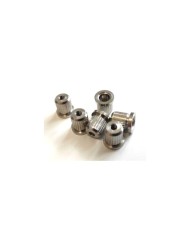 6 Telecaster Nickel vintage 7,5mm ThoughBody String Ferrules