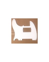 Schlagbrett Weiß, 3-lagig, 5 Löcher für Telecaster mit Humbucker