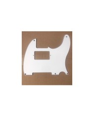 White 3 ply 5 Holes Pickguard for Telecaster with Humbucker