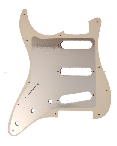Schlagbrett Parchment 1-lagig, 11 Löcher für Stratocaster ab 72