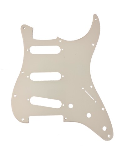 Schlagbrett Parchment 1-lagig, 11 Löcher für Stratocaster ab 72