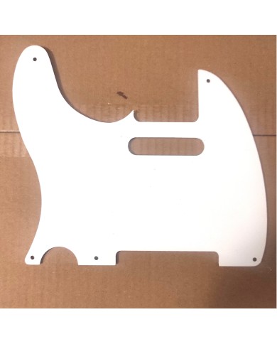 Schlagbrett 3-lagig Weiß/Schwarz/Weiß, 5 Schrauben für Telecaster