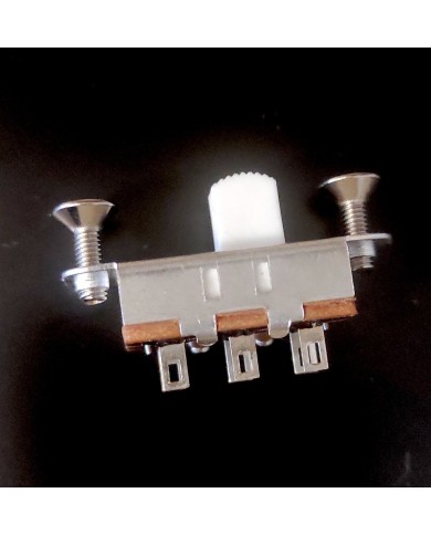 On-On-Schalter (2 Pos.) für Fender Jazzmaster / Jaguar Weiß