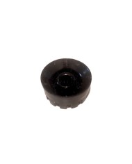 1 Bouton Speed Knob Noir avec encoche metrique 18 splines