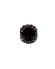 4 Black notch Speed Knobs metric 18 splines