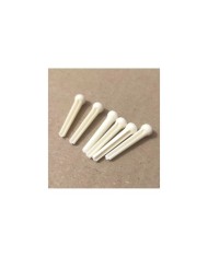 6 plastic Bridge Pins 26mm x 5.3 mm