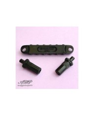 Saitenhalter + Brücke Gotoh GE101Z StopTail +GE103B Tunomatic Bridge Schwarz