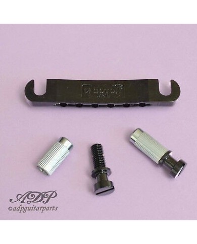 Saitenhalter + Brücke Gotoh GE101Z StopTail +GE103B Tunomatic Bridge Schwarz