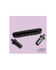 Saitenhalter + Brücke Gotoh GE101Z StopTail +GE103B Tunomatic Bridge Schwarz