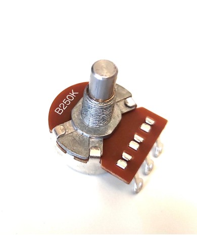 Alpha Potentiometer 250 kOhm linear, Vollachse 6mm, metrisches Gewinde 8 mm