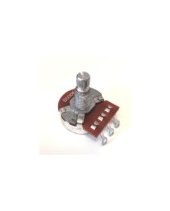 Potentiometer 24 Splines (US) Alpha 500 Ko Linear, geschlitzte 6mm-Achse, metrisches 8 mm-Gewinde