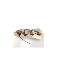 Vorkonfektionierte Kontrollplatte für Jazz Bass, Chrom