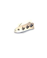 Vorkonfektionierte Kontrollplatte für Jazz Bass, Chrom