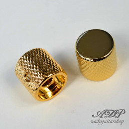 2 Metal FlatTop Gold Knobs...